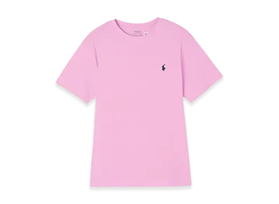 Polo Ralph Lauren Kids Short-Sleeve Cotton Jersey Crewneck Tee "Carmelpink"