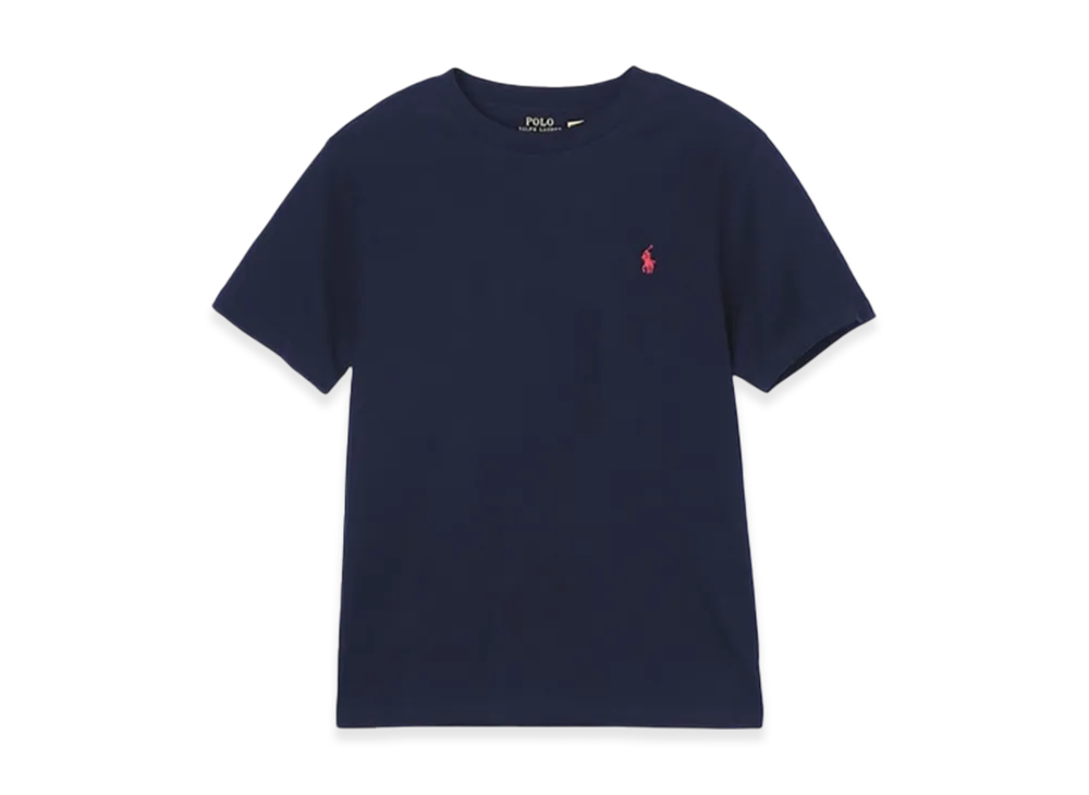 Polo Ralph Lauren Kids Short-Sleeve Cotton Jersey Crewneck Tee "Cruisenavy/B"