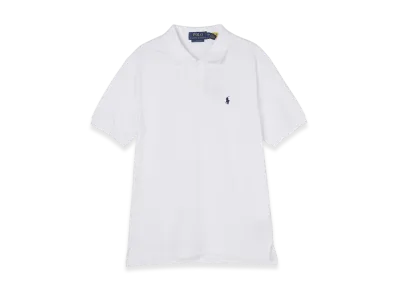 Polo Ralph Lauren Boys Short-Sleeve Basic Mesh Polo Shirt "White"