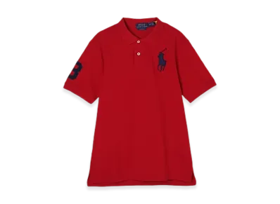 Polo Ralph Lauren Short-Sleeve Big Pony Mesh Polo Shirt "Red"