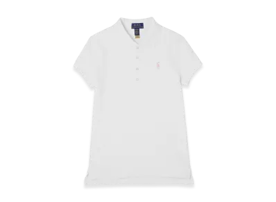 Polo Ralph Lauren Short-Sleeve Stretch Mesh Polo Shirt "White"