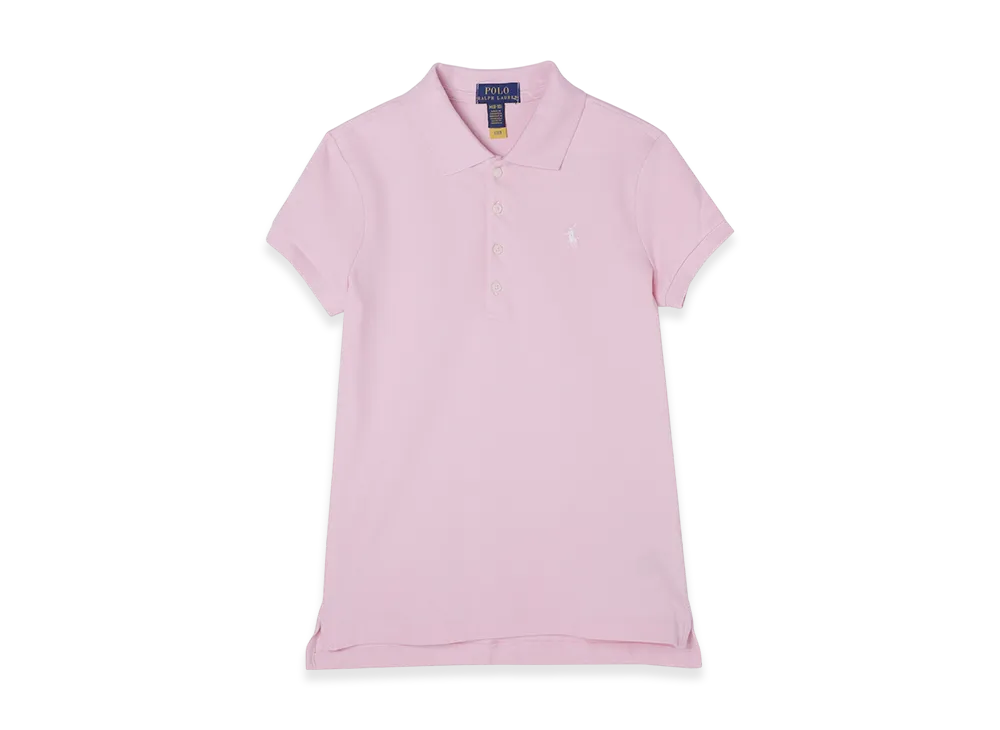 Polo Ralph Lauren Short-Sleeve Stretch Mesh Polo Shirt "Hintofpink"