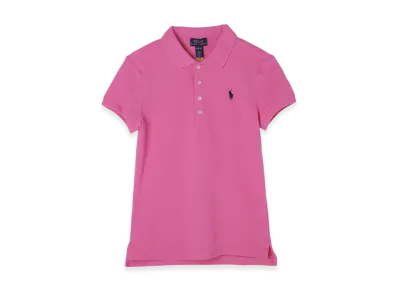 Polo Ralph Lauren Short-Sleeve Stretch Mesh Polo Shirt "Bajapink"