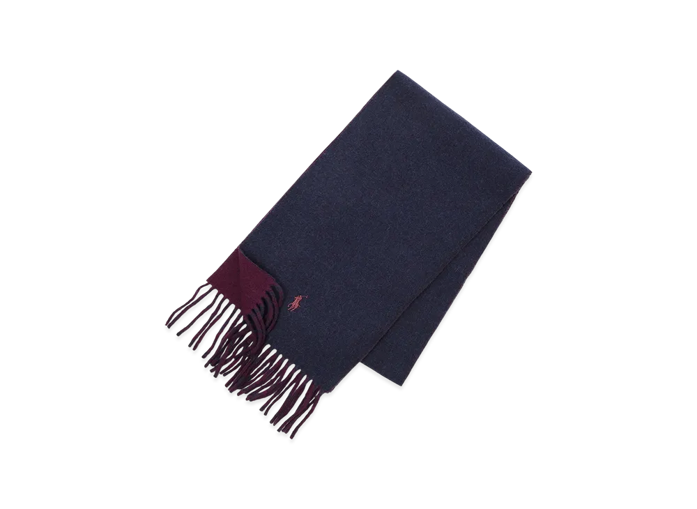 Polo Ralph Lauren Scarf "Navy/Winered"