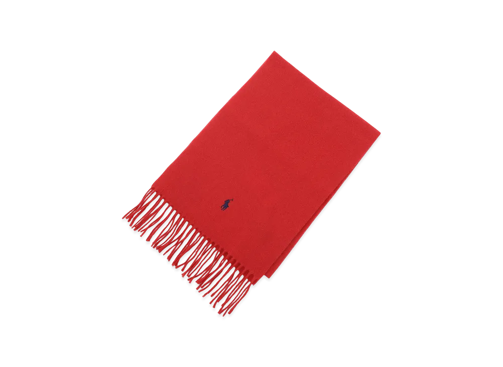 Polo Ralph Lauren Recycled Wool Scarf "Red"