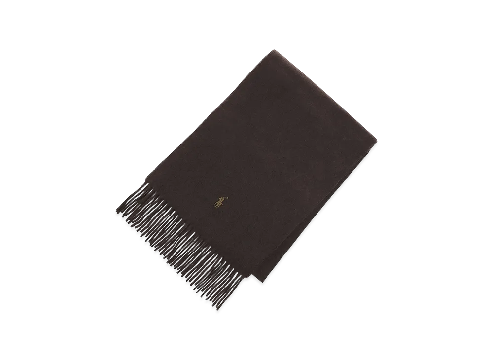 Polo Ralph Lauren Recycled Wool Scarf "Darkbrown"