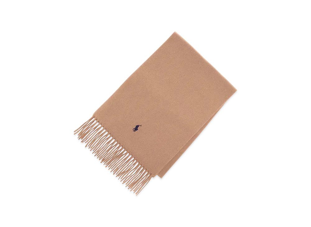 Polo Ralph Lauren Recycled Wool Scarf "Honeybrown"