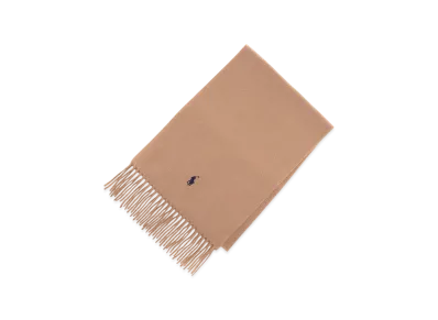 Polo Ralph Lauren Recycled Wool Scarf "Honeybrown"