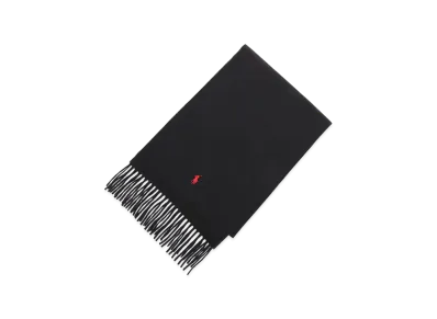 Polo Ralph Lauren Recycled Wool Scarf "Black"