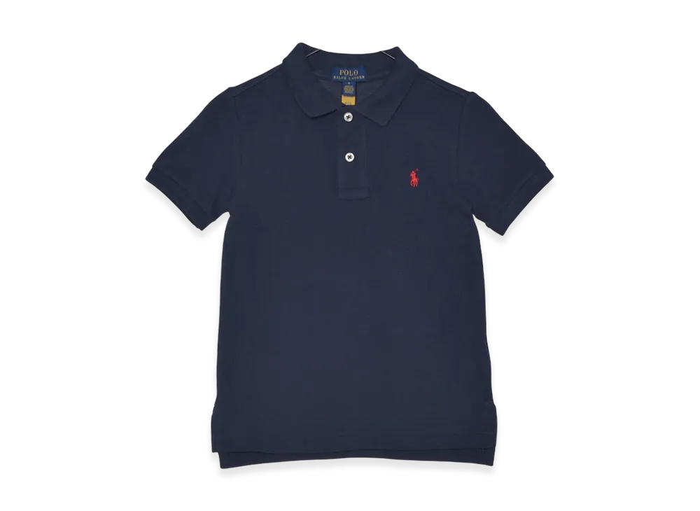 Polo Ralph Lauren Cotton Mesh Polo Shirt "Refined Navy"