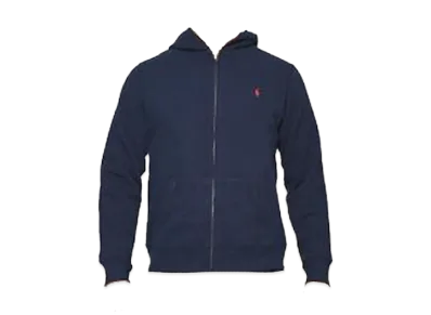 Polo Ralph Lauren Boys One Point Full Zip Hoodie "Cruise Navy"