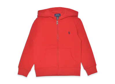 Polo Ralph Lauren Kids Cotton Blend Fleece Hoodie "Red"