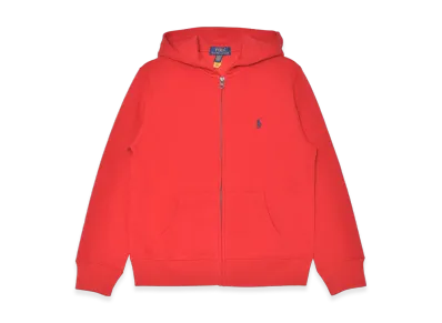 Polo Ralph Lauren Boys Cotton Blend Fleece Hoodie "Red"