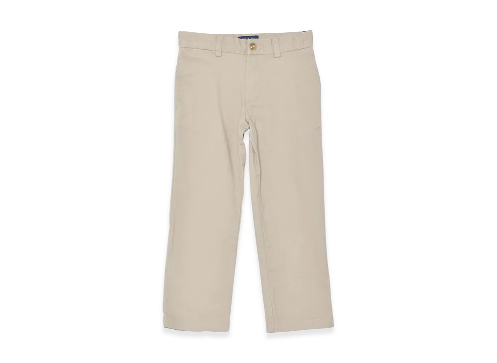 Polo Ralph Lauren Kids Straight Fit Flex Abrasion Twill Pants "Khaki"