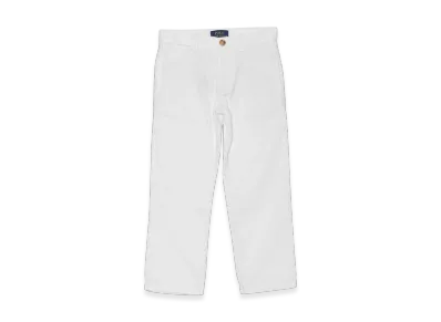 Polo Ralph Lauren Kids Straight Fit Flex Abrasion Twill Pants "White"