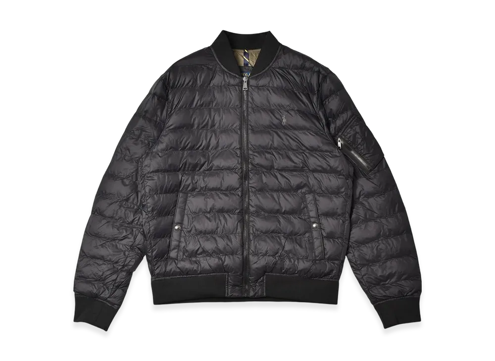 Polo Ralph Lauren Terra Quilted Bomber Jacket MA 1 "Polo Black"