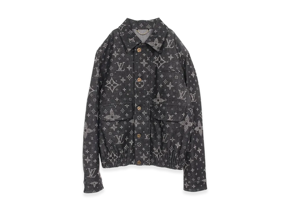 Louis Vuitton Monogram Denim Jacket Cotton "Black"