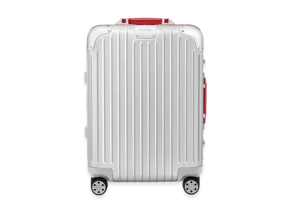 RIMOWA Original Cabin Twist "Silver/Red"