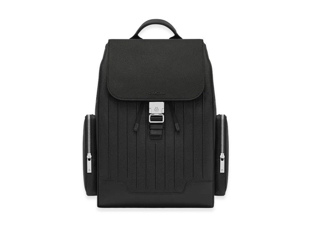 RIMOWA Never Still - Leather Flap Backpack Large "Black"