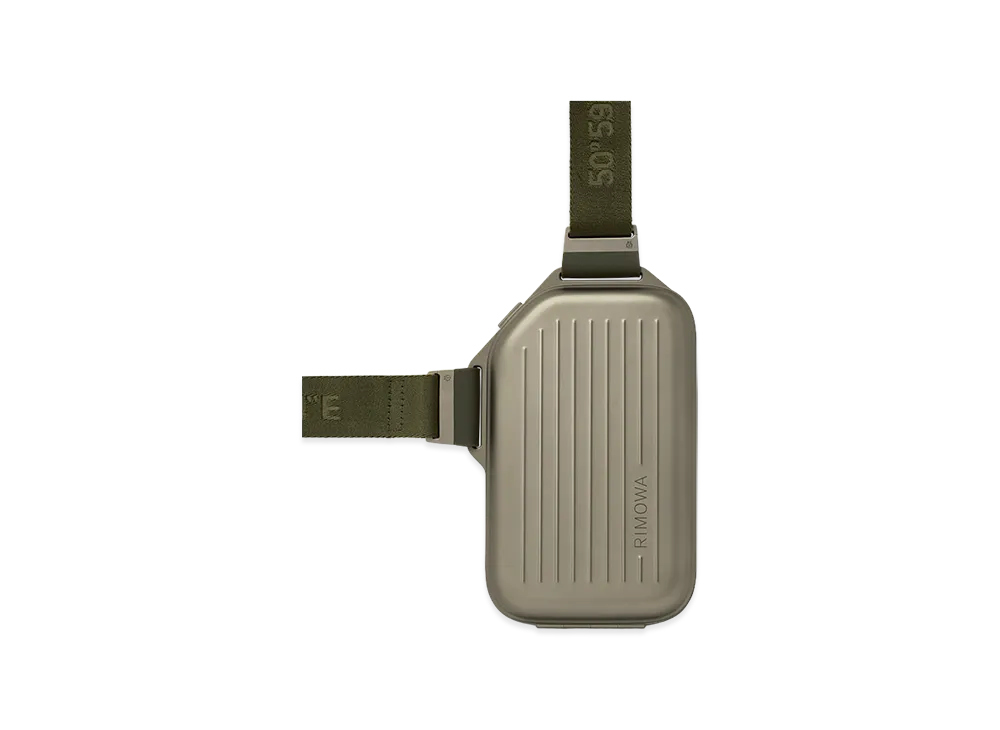 RIMOWA Personal - Aluminium Sling Clutch "Titanium"
