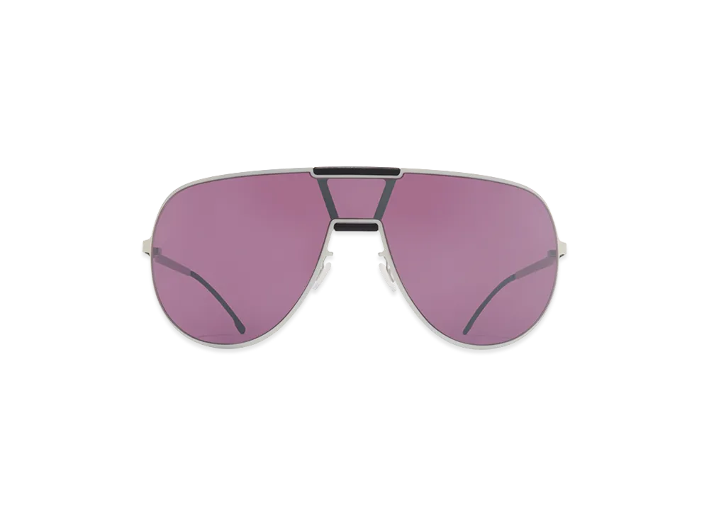 RIMOWA x MYKITA - Visor MR005 Aviator Sunshield "Silver/Black"