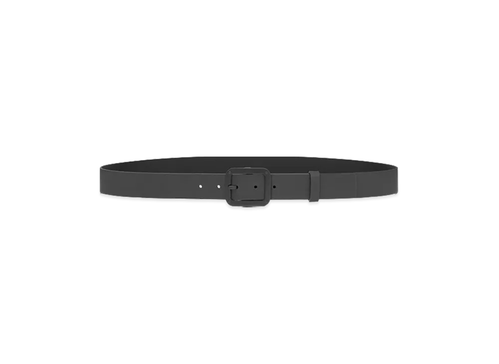 RIMOWA Lifestyle Reversible Leather Badge Belt "Black/Black"