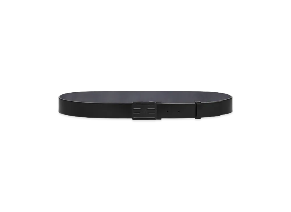 RIMOWA Lifestyle Reversible Leather Badge Belt "Black/Grey"