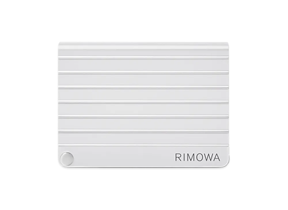 RIMOWA Original Small Goods - Aluminium Card Holder "Silver"