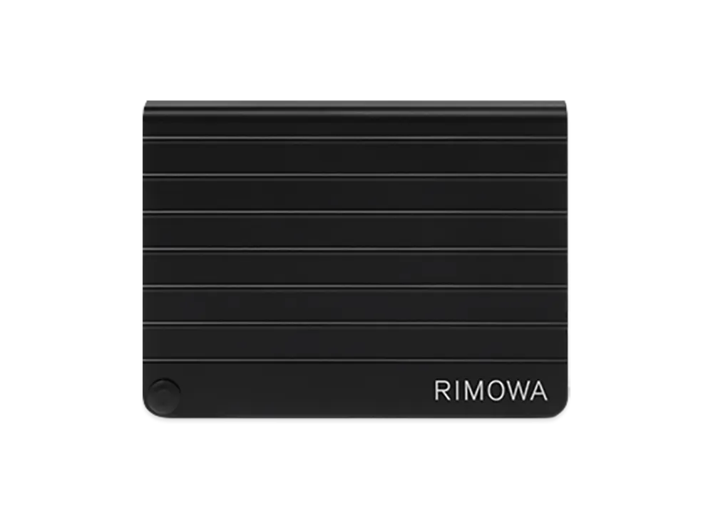 RIMOWA Original Small Goods - Aluminium Card Holder "Black"