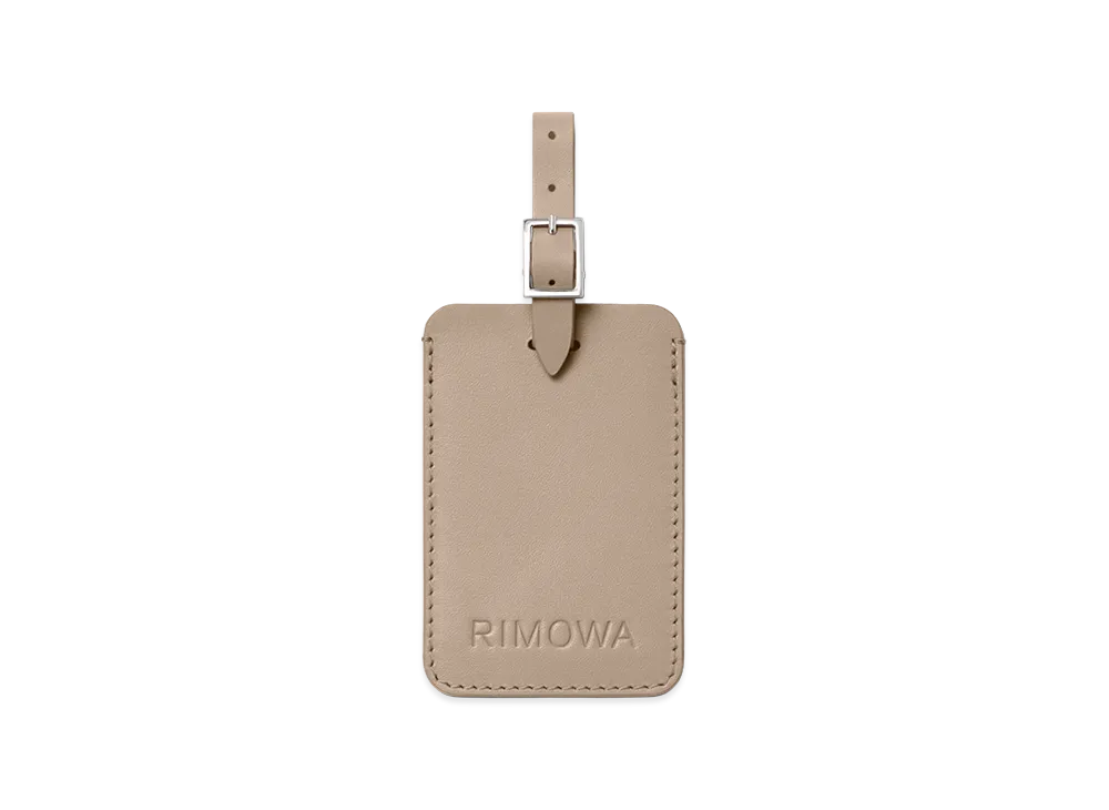 RIMOWA Suitcase Luggage Tag "Taupe Beige"