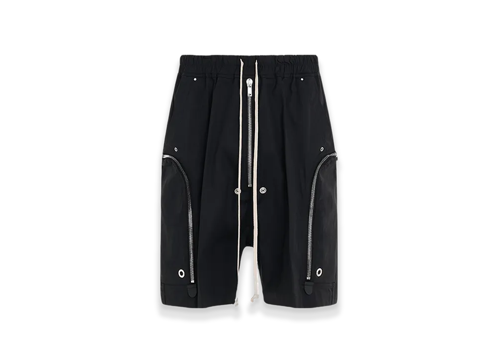 Rick Owens Bauhaus Bela Woven Shorts "Black"