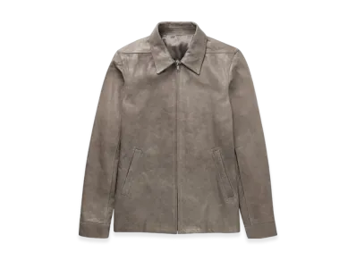 Rick Owens Brad Leather Jacket "Dust"