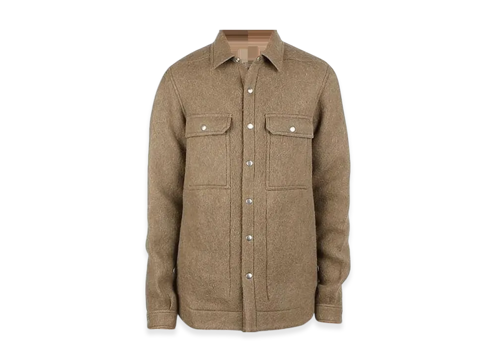 Rick Owens Button Overshirt Jacket "Dust"