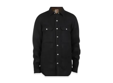 Rick Owens Button Overshirt Jacket "Black"