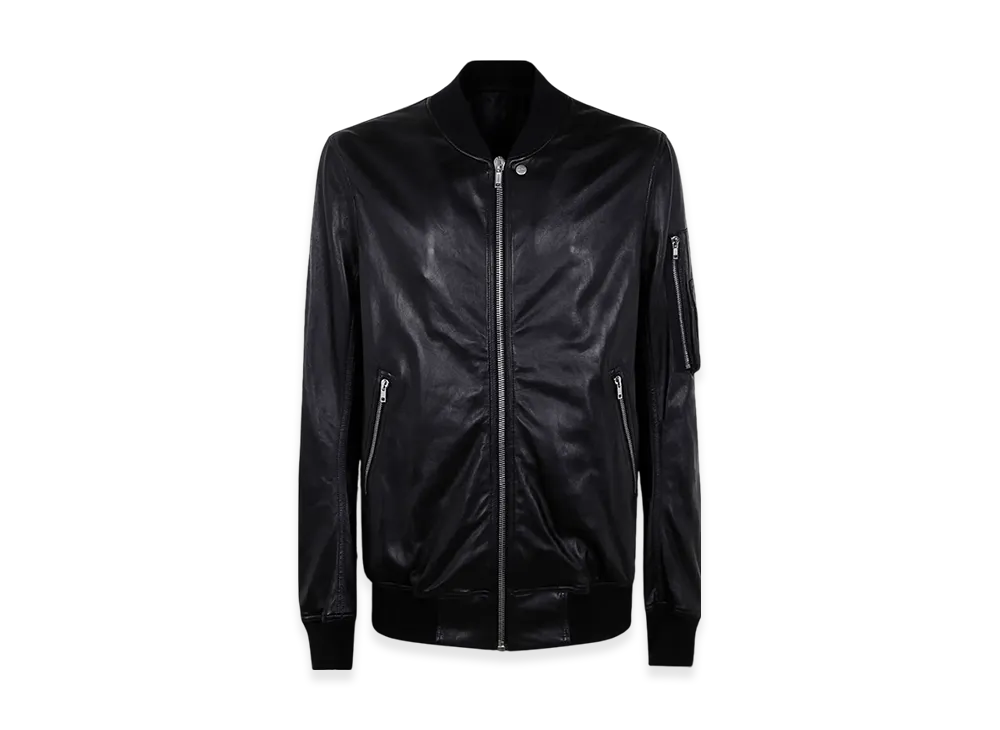 Rick Owens Hollywood Classic Flight Jacket "Black"
