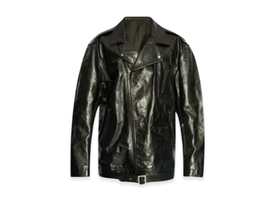 Rick Owens Jumbo Leather Jacket "Black"