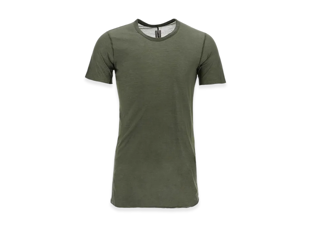 Rick Owens Porterville Basic T-Shirt in Unstable Cotton "Forest"