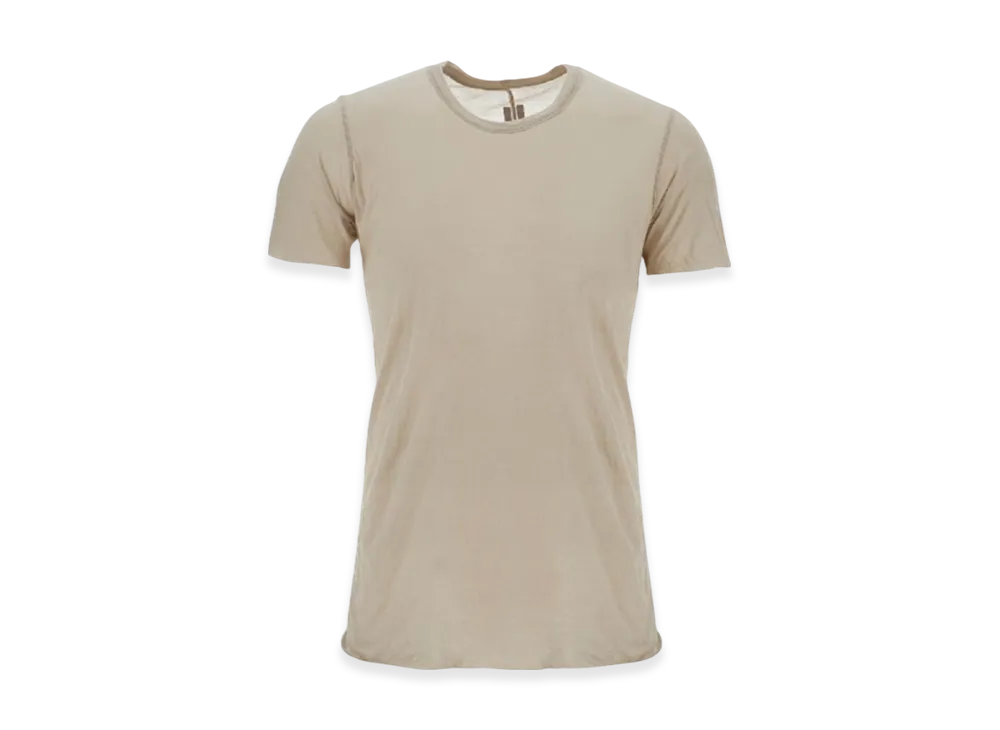 Rick Owens Porterville Basic T-Shirt in Unstable Cotton "Pearl"