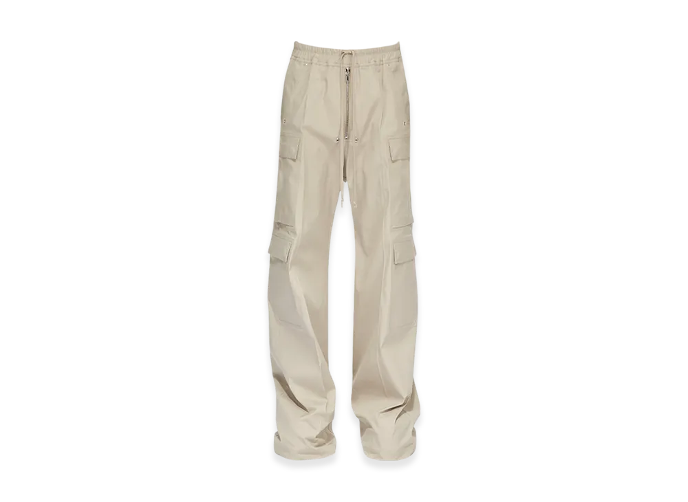 Rick Owens Porterville Cargobelas in Heavy Cotton Poplin "Pearl"