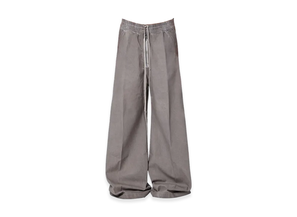 Rick Owens Porterville Geth Belas in Overdyed Foil Coated Denim "Dust"