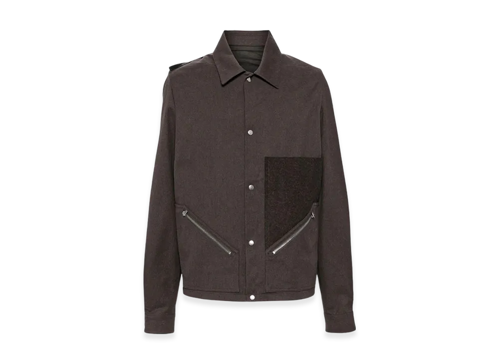 Rick Owens Porterville Tour Snap Front "Ash Brown Black"