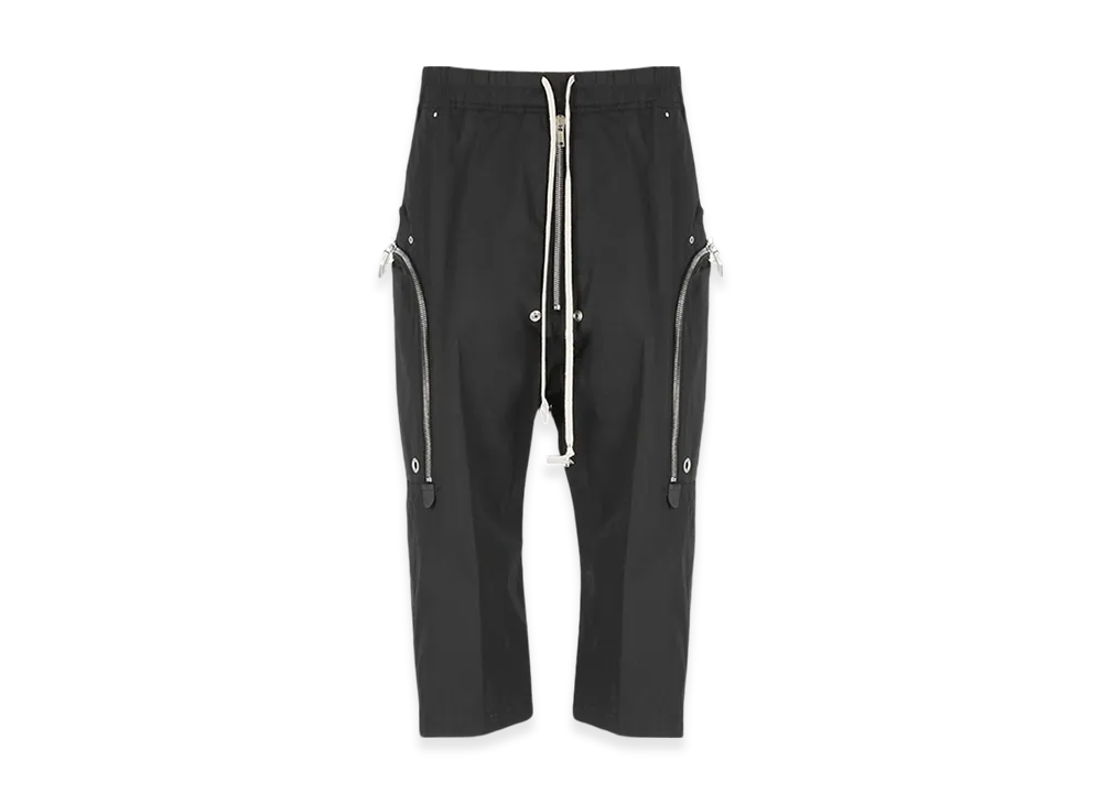 Rick Owens Zipper Detailed Drawstring Pants "Black"