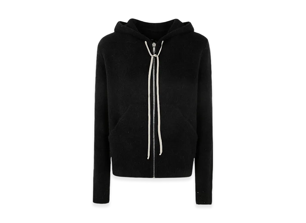 Rick Owens Zipper Hoodie "Black"