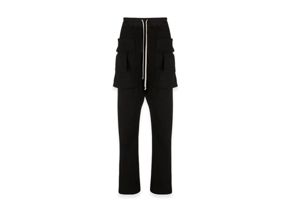 Rick Owens DRKSHDW Cargo Track Pants "Black"