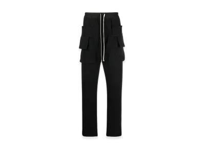 Rick Owens DRKSHDW Creatch Cargo Drawstring Pants "Black"