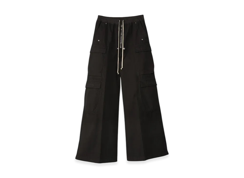 リックオウエンス ダークシャドウ ダブルカーゴ ジャンボ ベラス "ブラック"