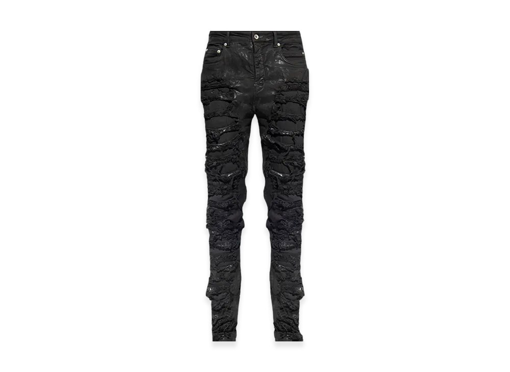 Rick Owens DRKSHDW Luxor Detroit Low-Rise Skinny Jeans "Black"