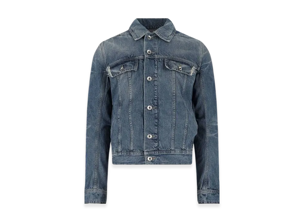 Rick Owens DRKSHDW Trucker Jacket "Washed Indigo"