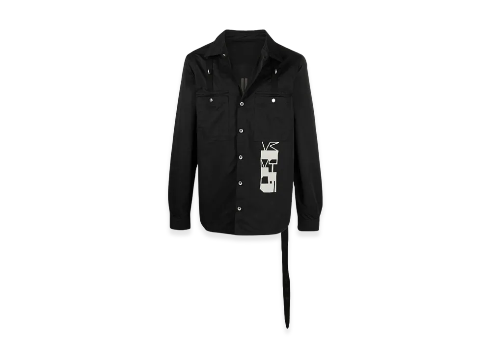 Rick Owens DRKSHDW Work Shirt "Black"
