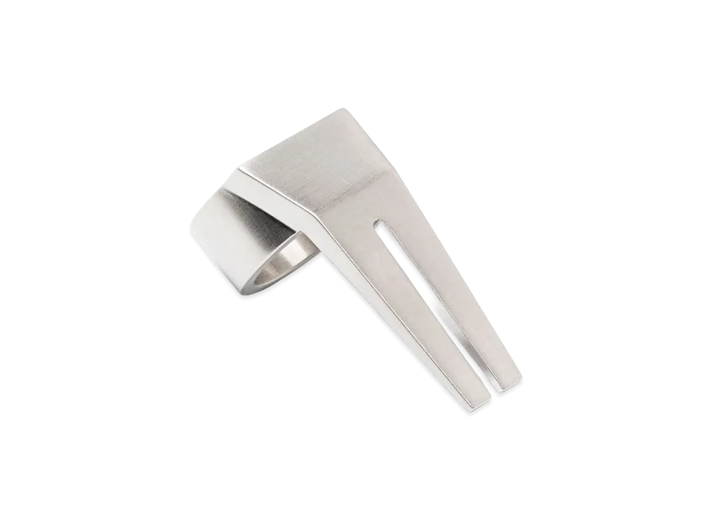 Rick Owens Open Trunk Ring "Silver"